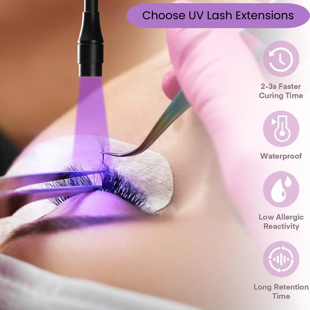 UV Lash Extensions have longer retention